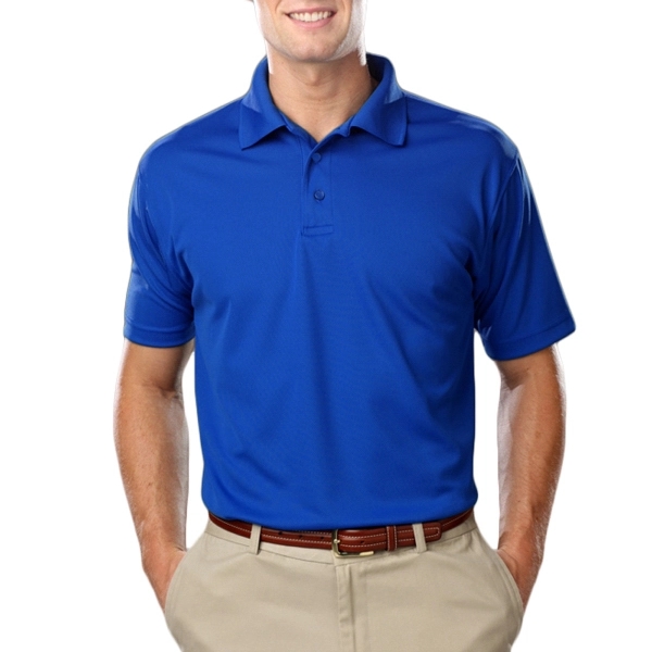 Blue Generation Men's Value Moisture Wicking Polo Shirt - Image 7