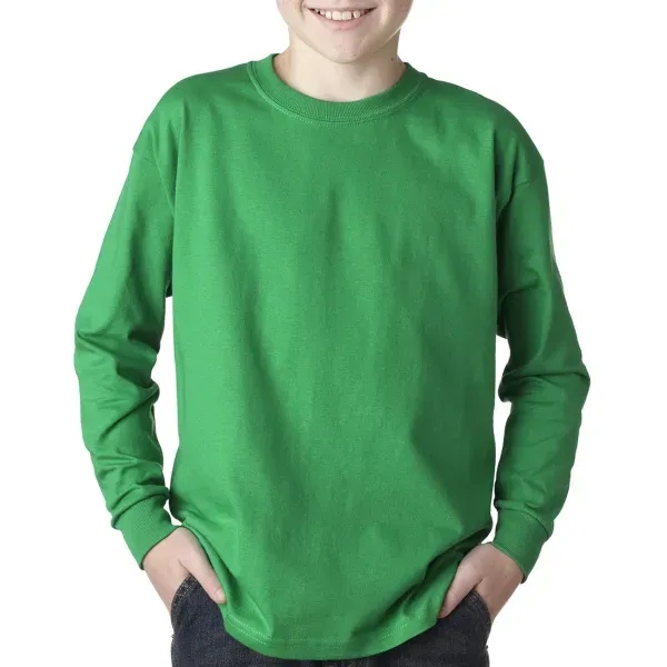 Gildan® Ultra Cotton™ Youth Long Sleeve T-Shirt - Image 4