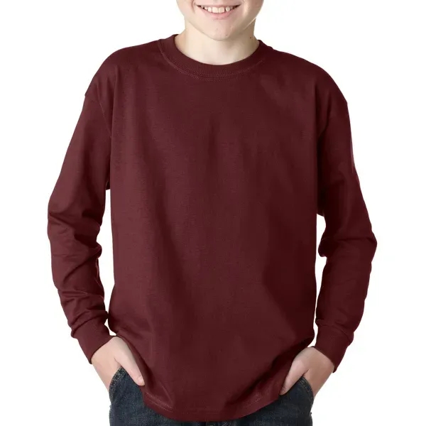 Gildan® Ultra Cotton™ Youth Long Sleeve T-Shirt - Image 7