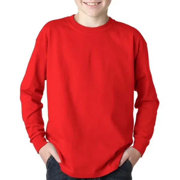 Gildan® Ultra Cotton™ Youth Long Sleeve T-Shirt - Image 11