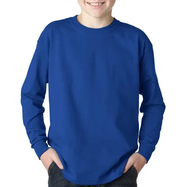 Gildan® Ultra Cotton™ Youth Long Sleeve T-Shirt - Image 12