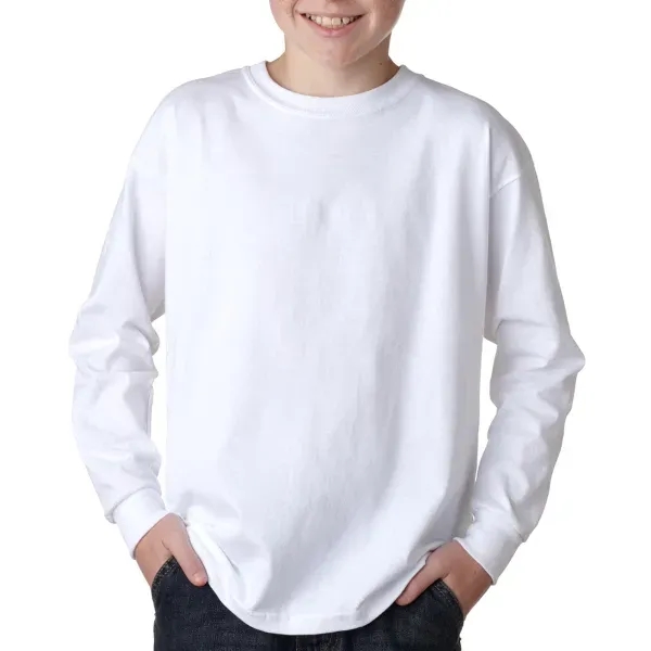 Gildan® Ultra Cotton™ Youth Long Sleeve T-Shirt - Image 14