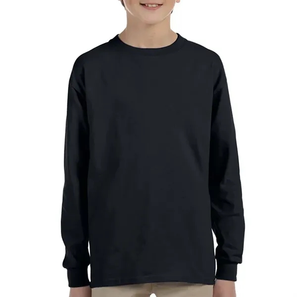 Gildan® Ultra Cotton™ Youth Long Sleeve T-Shirt - Image 16