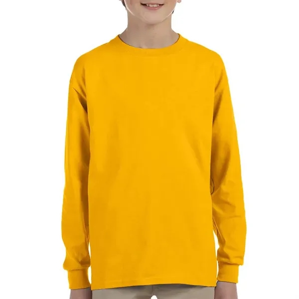 Gildan® Ultra Cotton™ Youth Long Sleeve T-Shirt - Image 17