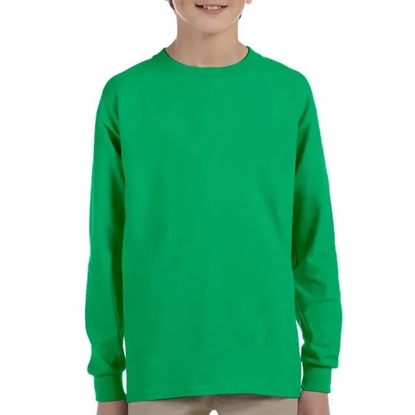Gildan® Ultra Cotton™ Youth Long Sleeve T-Shirt - Image 18