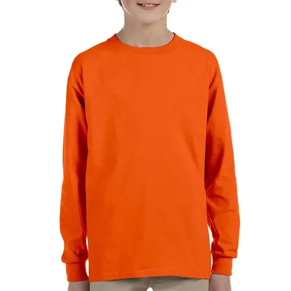 Gildan® Ultra Cotton™ Youth Long Sleeve T-Shirt - Image 23