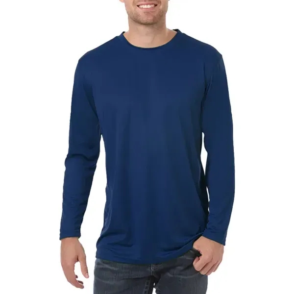 Blue Generation Adult Long Sleeve Solid Wicking Tee - Image 3