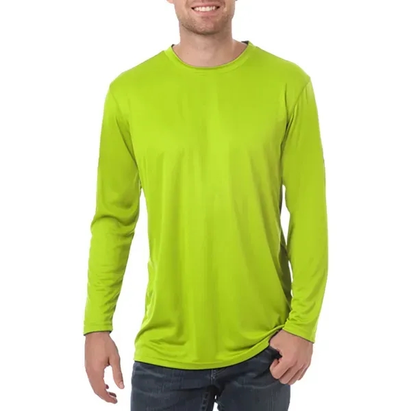 Blue Generation Adult Long Sleeve Solid Wicking Tee - Image 4