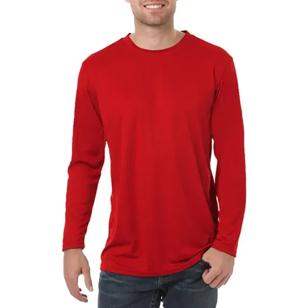 Blue Generation Adult Long Sleeve Solid Wicking Tee - Image 5