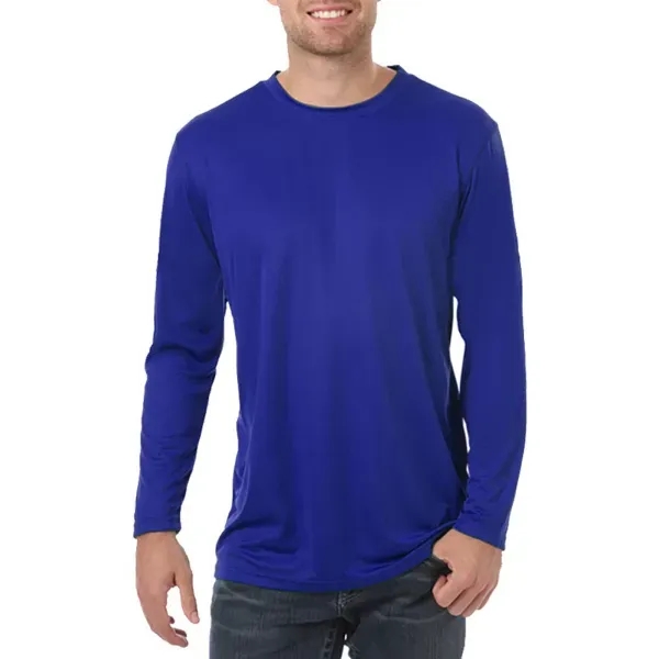 Blue Generation Adult Long Sleeve Solid Wicking Tee - Image 6
