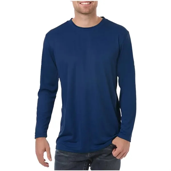 Blue Generation Adult Long Sleeve Solid Wicking Tee - Image 10