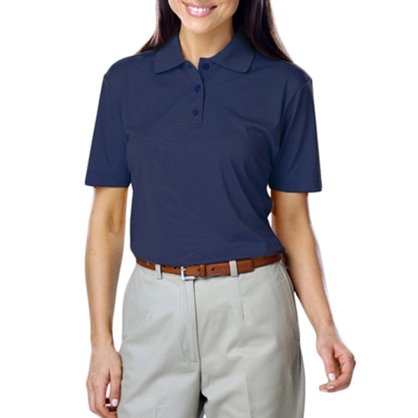 Blue Generation Ladies Value Moisture Wicking Polo Shirt - Image 5