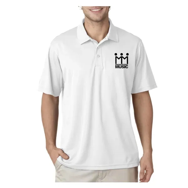 UltraClub® Men's Cool & Dry Mesh Pique Polo Shirt - Image 19