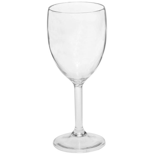 10 oz. Plastic White Wine Glasses - Image 2