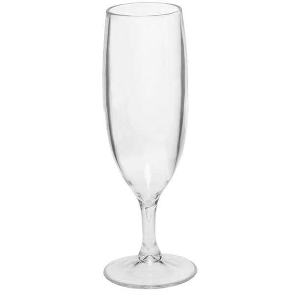 6.7 oz. Plastic Champagne Flutes - Image 2