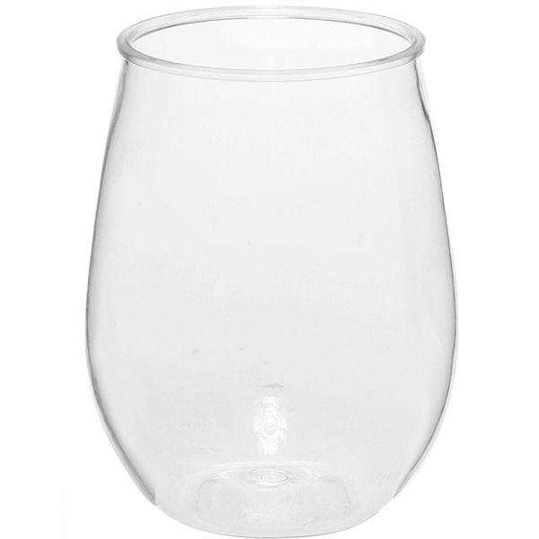10 oz. Stemless Plastic Wine Glasses - Image 2