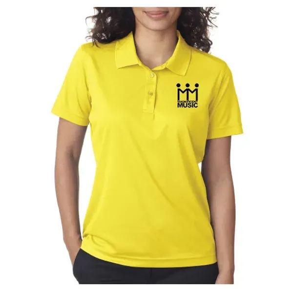 Wholesale UltraClub Ladies' Cool & Dry Mesh Pique Polo Shirt - Image 2