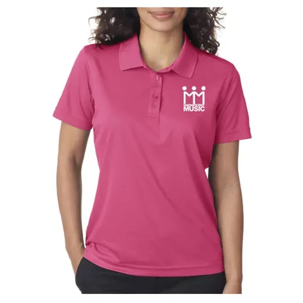 Wholesale UltraClub Ladies' Cool & Dry Mesh Pique Polo Shirt - Image 8