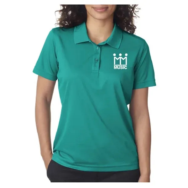 Wholesale UltraClub Ladies' Cool & Dry Mesh Pique Polo Shirt - Image 9