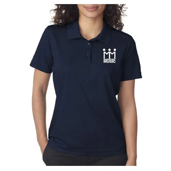 Wholesale UltraClub Ladies' Cool & Dry Mesh Pique Polo Shirt - Image 13