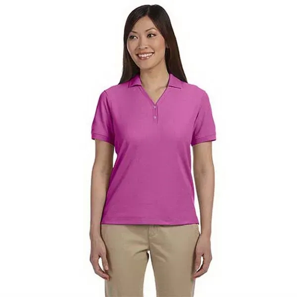 Devon & Jones Ladies' Short-Sleeve Y-Collar Polo Shirt - Image 7