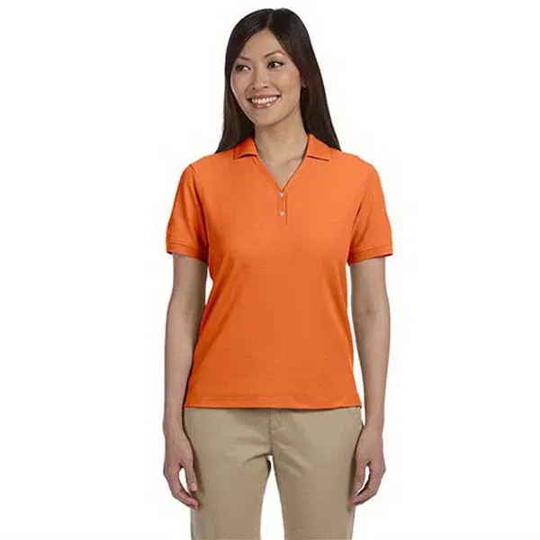 Devon & Jones Ladies' Short-Sleeve Y-Collar Polo Shirt - Image 11