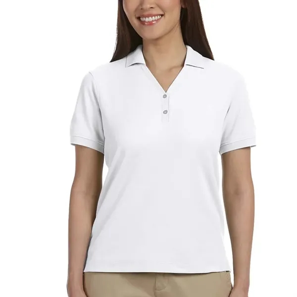 Devon & Jones Ladies' Short-Sleeve Y-Collar Polo Shirt - Image 28