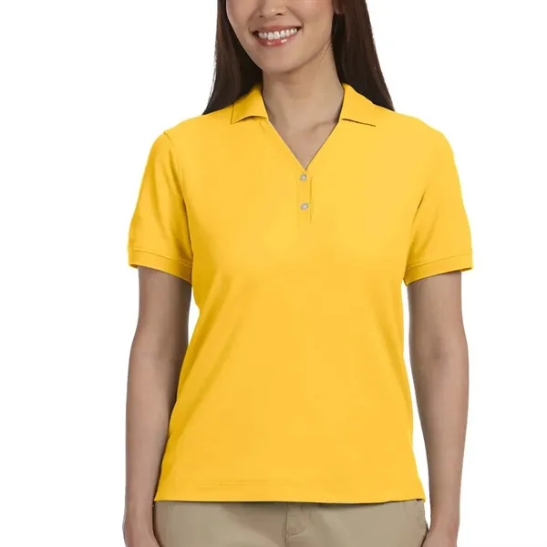 Devon & Jones Ladies' Short-Sleeve Y-Collar Polo Shirt - Image 32