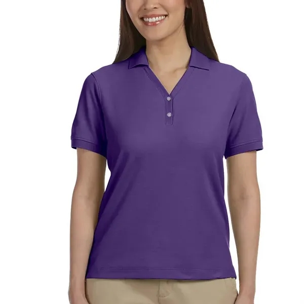 Devon & Jones Ladies' Short-Sleeve Y-Collar Polo Shirt - Image 34