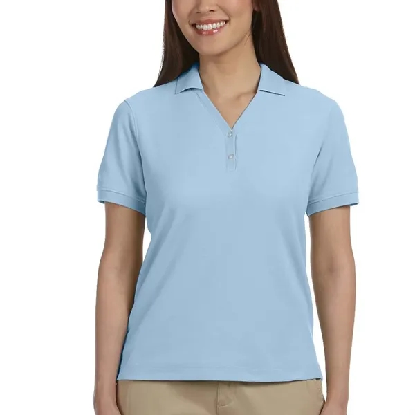 Devon & Jones Ladies' Short-Sleeve Y-Collar Polo Shirt - Image 43
