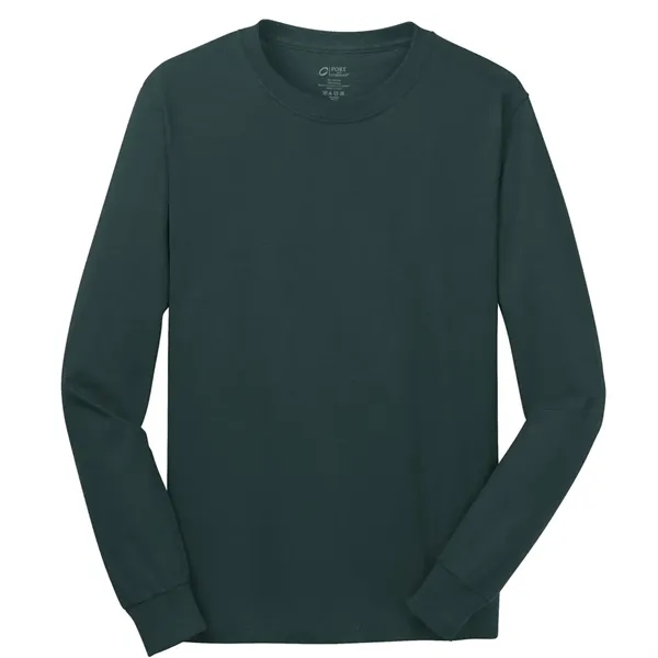 Personalized Port & Company® Long Sleeve Cotton T-Shirt - Image 20