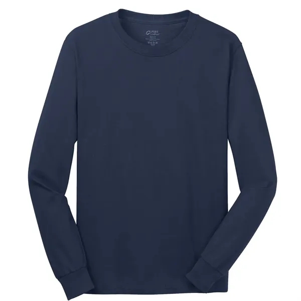 Personalized Port & Company® Long Sleeve Cotton T-Shirt - Image 25