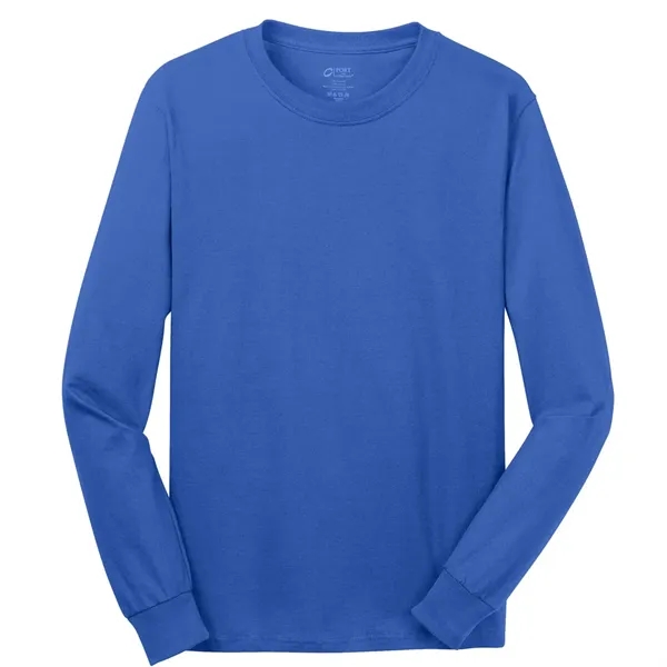 Personalized Port & Company® Long Sleeve Cotton T-Shirt - Image 29