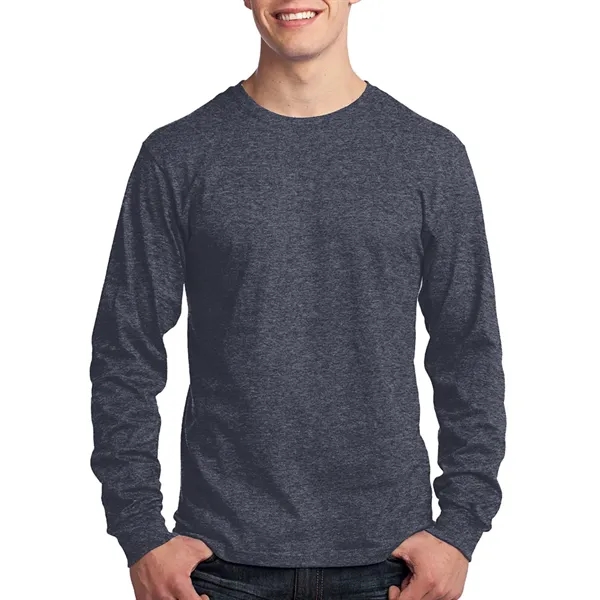 Personalized Port & Company® Long Sleeve Cotton T-Shirt - Image 32