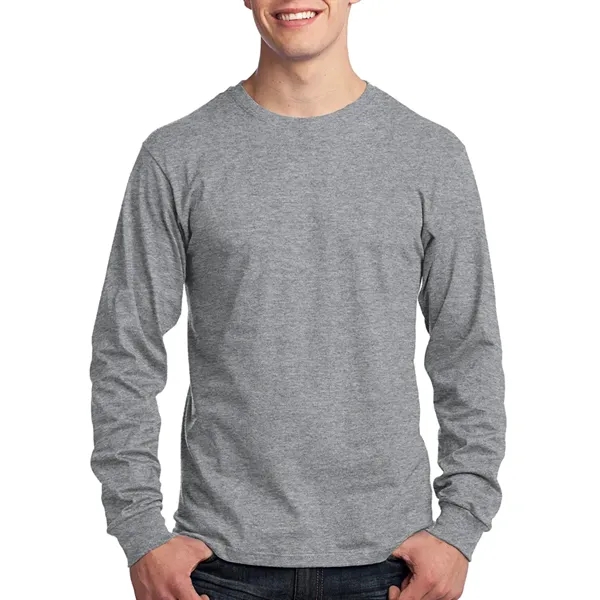Personalized Port & Company® Long Sleeve Cotton T-Shirt - Image 34