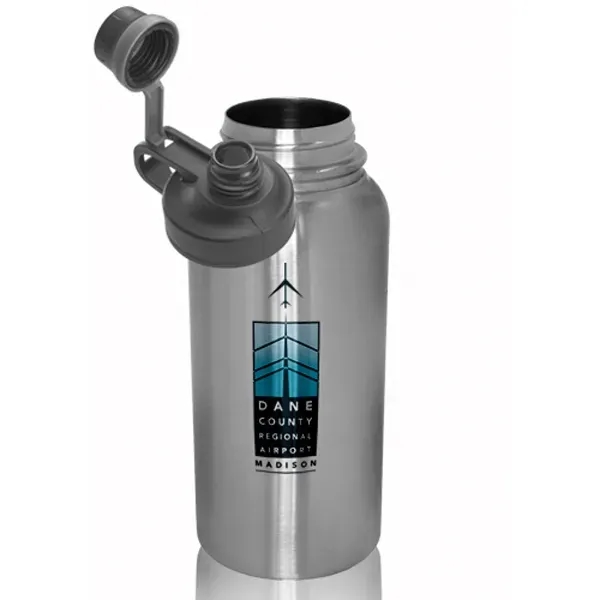 35 oz. Belarus Vacuum Stainless Steel Water Bottle - Image 2