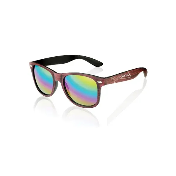 Orion Matte Woodgrain Finish Sunglasses - Image 4
