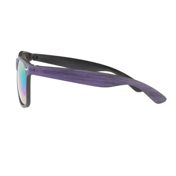 Orion Matte Woodgrain Finish Sunglasses - Image 7