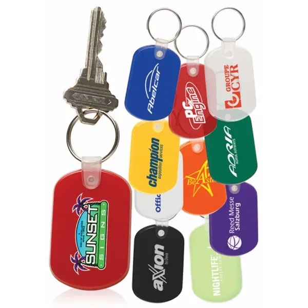 Tag Soft Plastic Keychains - Image 1