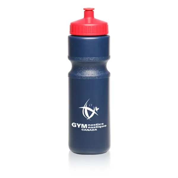 28 oz Push Cap Plastic Water Bottle - Image 9