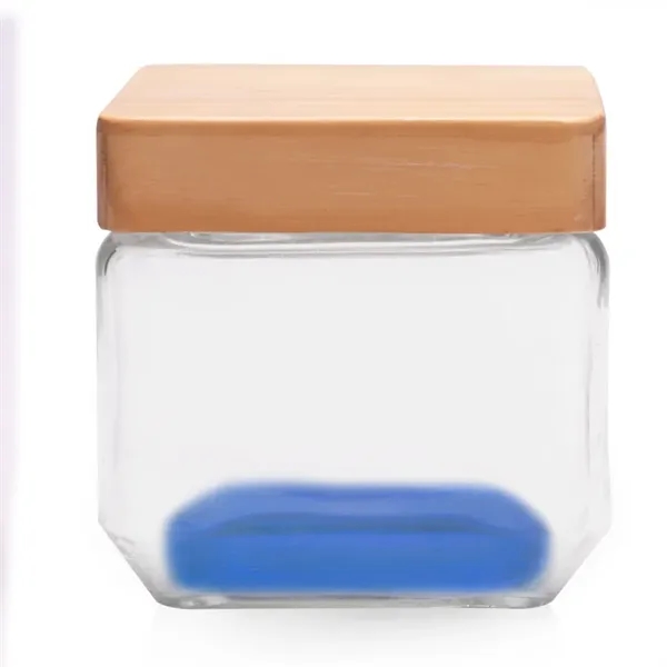 27 oz. Glass Candy Jars with Wooden Lid - Image 9