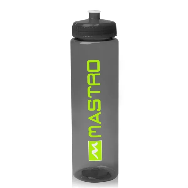 32 oz Poly-Clear Plastic Water Bottle - Image 1