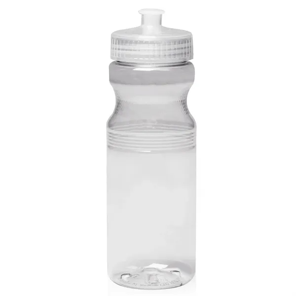 24 oz Poly-Clear Plastic Water Bottle - Image 1