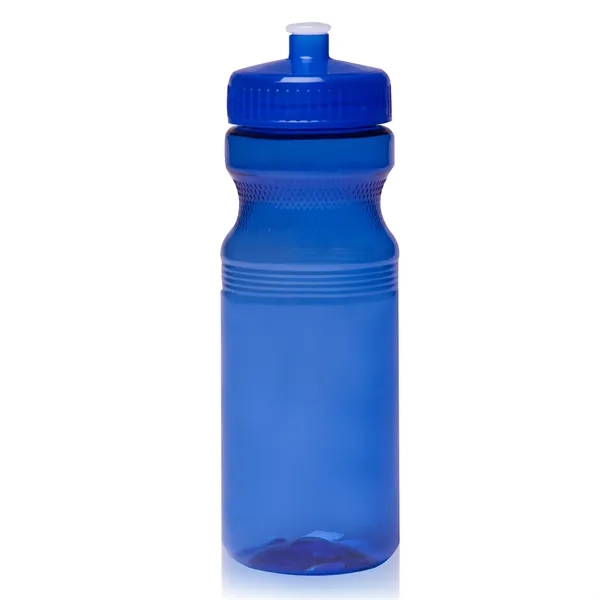 24 oz Poly-Clear Plastic Water Bottle - Image 2
