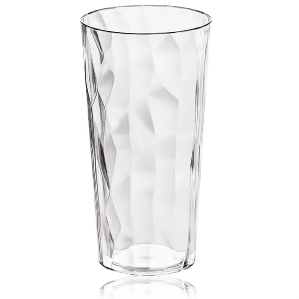 21 oz. Clear Tall Shatter Proof Plastic Mixing Glass - Image 2