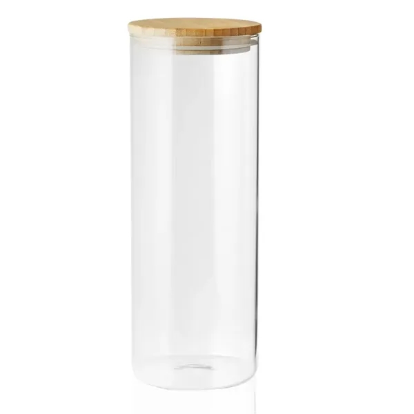 64 oz. Store N Go Glass Storage Jar with Bamboo Lids - Image 4