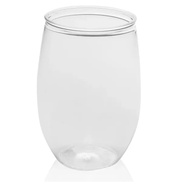 16 oz. Plastic Stemless Wine Glasses - Image 4