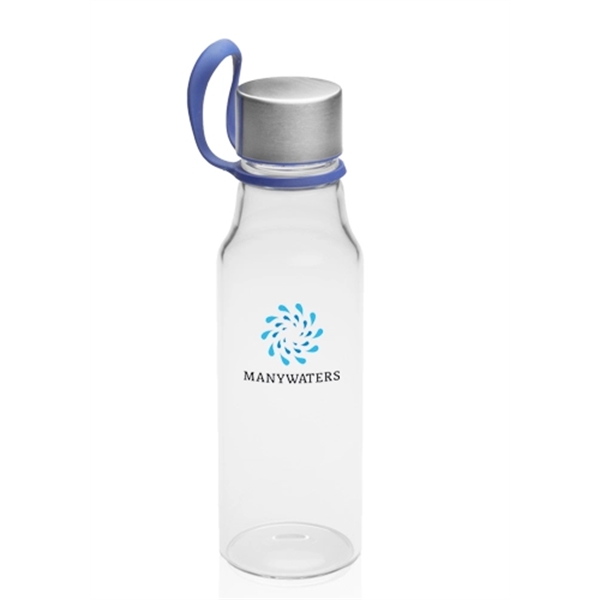 17 oz. Glass Water Bottles with Carrying Strap - Image 3