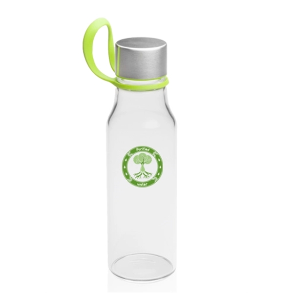 17 oz. Glass Water Bottles with Carrying Strap - Image 5