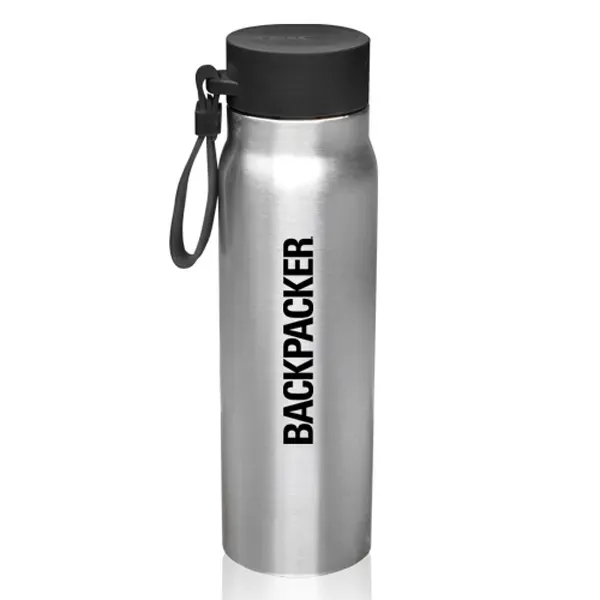 17 oz. Vacuum Insulated Water Bottle/Carrying Strap - Image 2